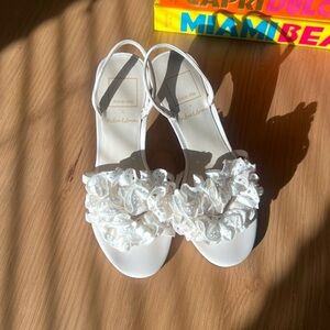 Dolce Vita x For Love and Lemons White Heels - Bridal